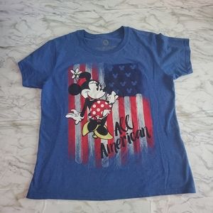 Disney Minnie Mouse Blue T-Shirt 2XL